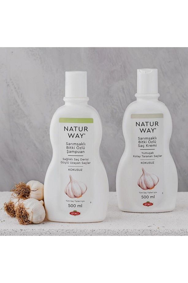 Naturway Sarımsaklı Bitki Özlü Şampuan 500 ml X 3 Adet - 3
