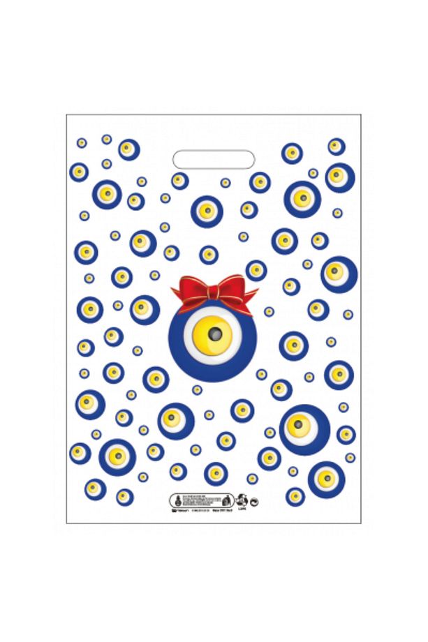 Takviyeli Renkli Mağaza Poşeti 26x38 No:2 - 5