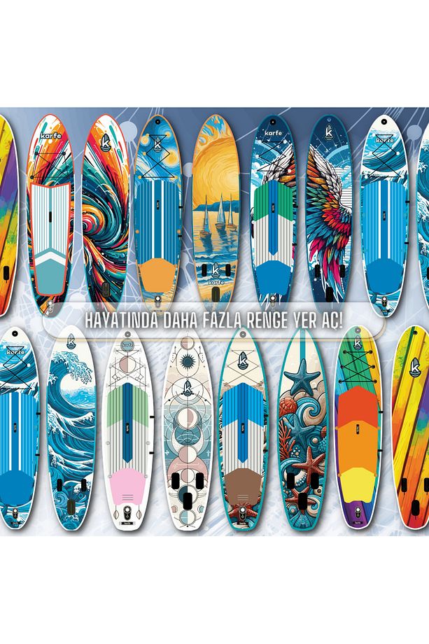 11'6 (350cm) SUP Şişme Kürek Sörfü - Stand Up Paddle Board (Daylight Sails) - 7