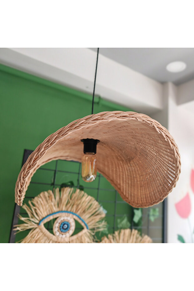 Rattan Bambu Taco Avize - 3