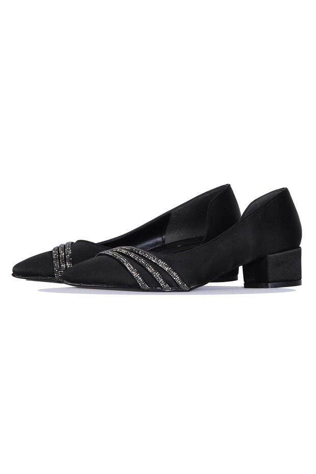 24-010 Stoned Women's 4cm Heeled Shoes