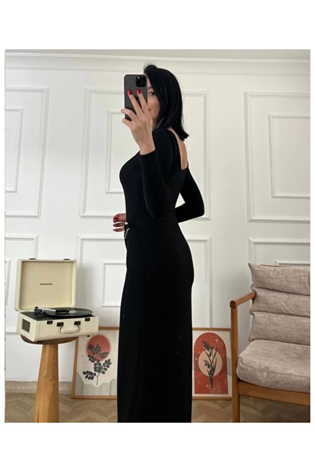 Siyah elbise - 4