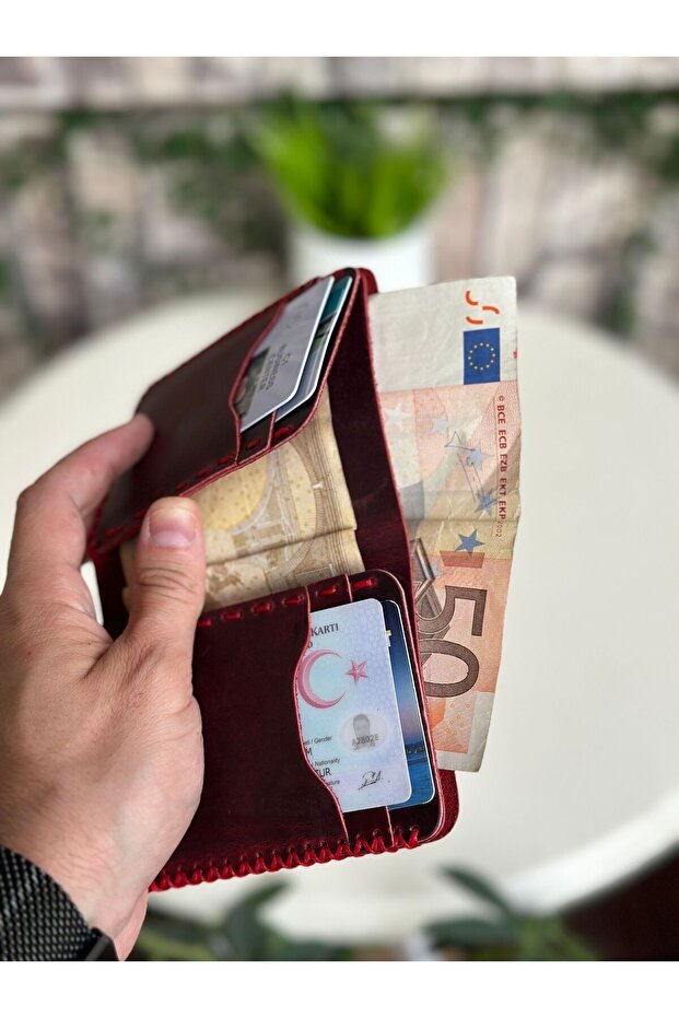 محفظة جلدية مصنوعة يدوياً - 4