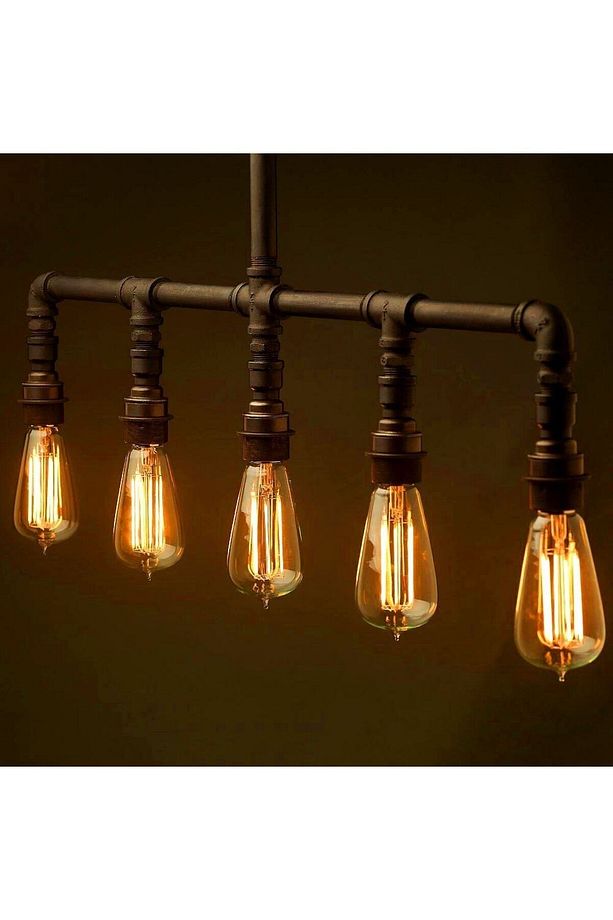 St64 4 Watt Led Armut Tip ( 10 ADET ) Rustik Ampul Edison Ampul Dekoratif Ampul Akkor Aydınlatma - 5