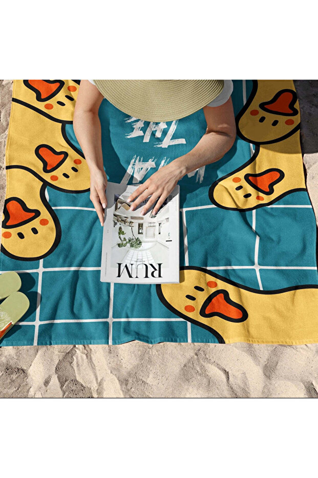 WHAT THE DUCK Plaj Havlusu - Pamuk - 2