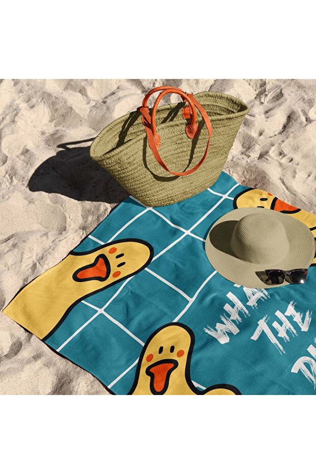 WHAT THE DUCK Plaj Havlusu - Pamuk - 5