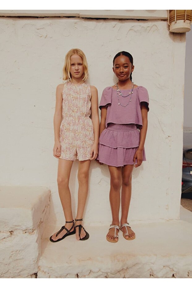 Volanlı Bambu Etek - 4