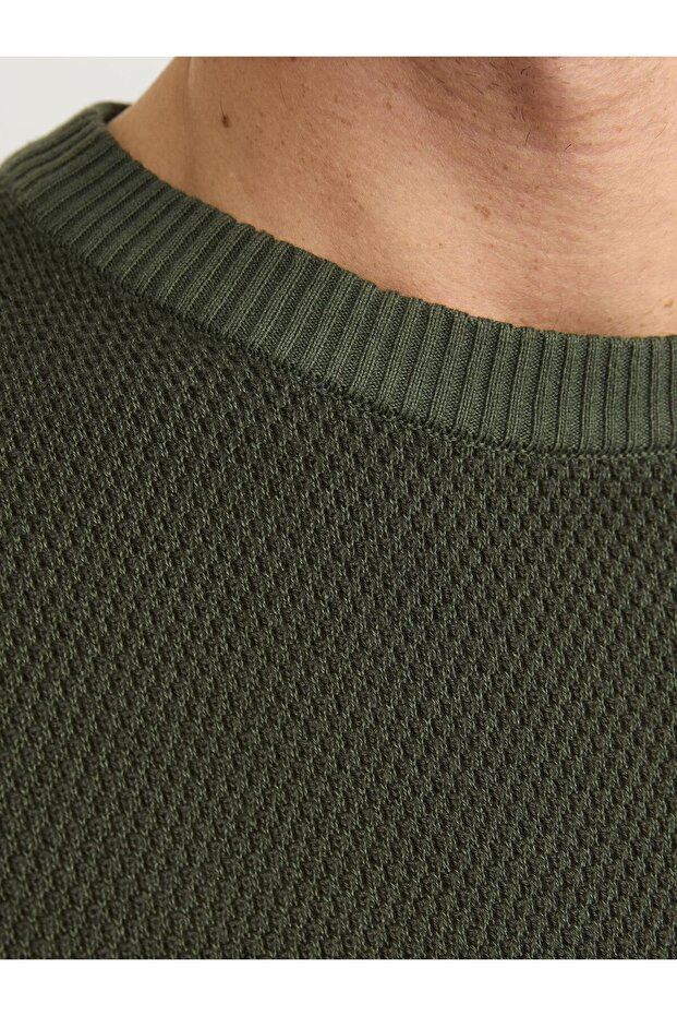 Rundhals ve Strickpullover Rundhals ve Einfarbig Strickpullover - 5