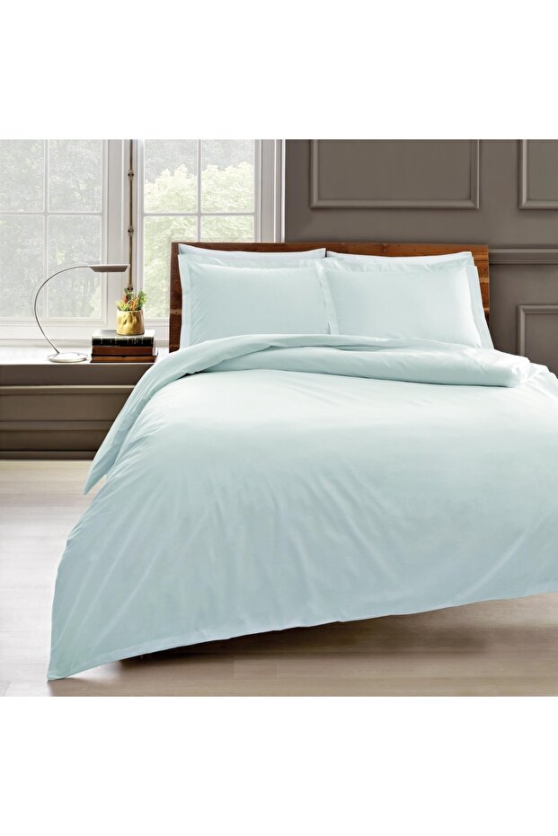 Basic Ranforce Çift Kişilik Nevresim Mint - 2