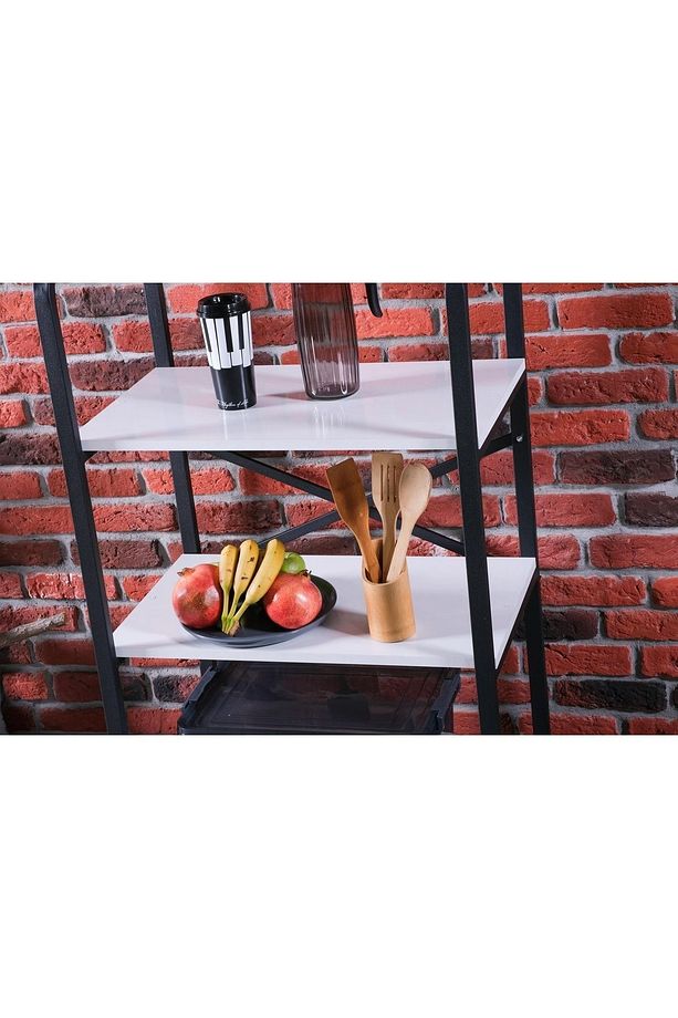 Çok Amaçlı Mutfak Dolabı, Ayakkabılık Ve Balkon Organizer, Beyaz - 4
