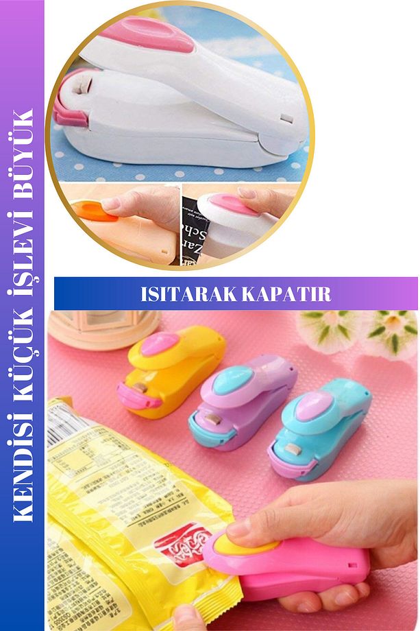 Mini Poşet Kapatıcı | Isıtarak Kapatma | Sızdırmazlık - 1