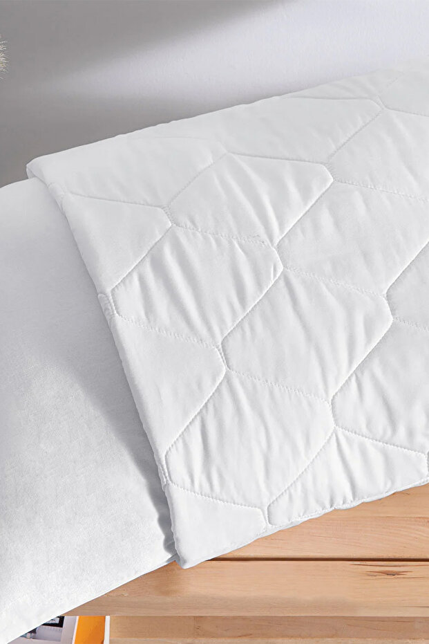 White Quilted Pillow Mattress 50*70 cm