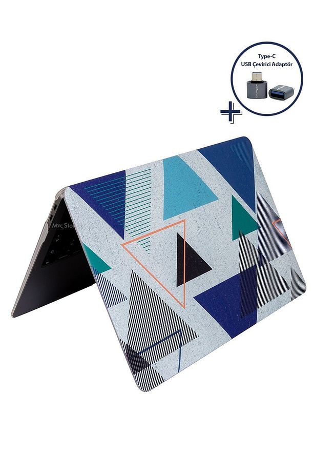 Macbook Air Kılıf 13.6 Inç M2-m3-m4 Tangram01nl (AİR 13.6") A2681 A3113 A3240 Ile Uyumlu - 3