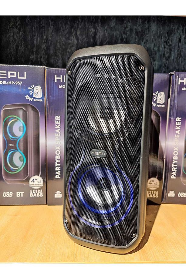 HP 957 Taşınabilir Şarjlı Bluetooth Hoparlör 2*4 inc - 5
