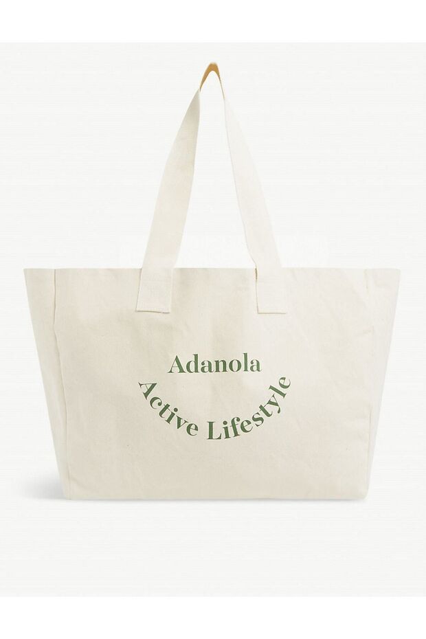 Canvas Tote Bag Daily Sports Beach Bag Cream Color