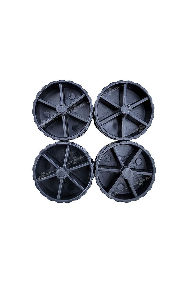 4 Adet Tekerlek Seti Serinova Hisar Yalı Yakut Papatya Model Saksı Için Teker Set Tkr1 - 5