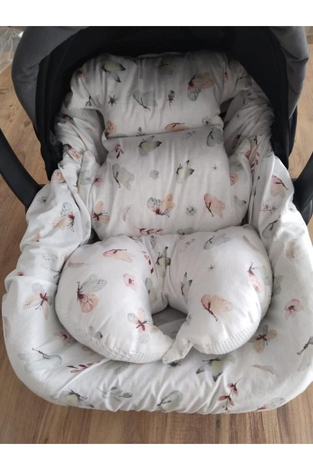 Babynest Set Puset Örtüsü Puset Minderi Puset Çarşafı Battaniye Alt Açma Minderi - 3