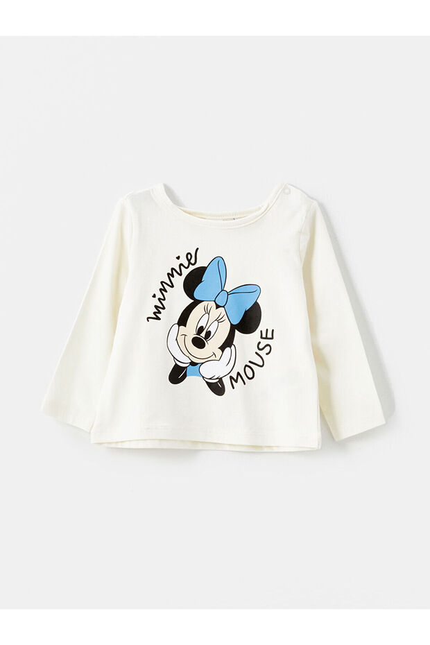 Lcw Minnie Mouse Printed - Комплект от 3 части с кръгло деколте за момиченце - 3