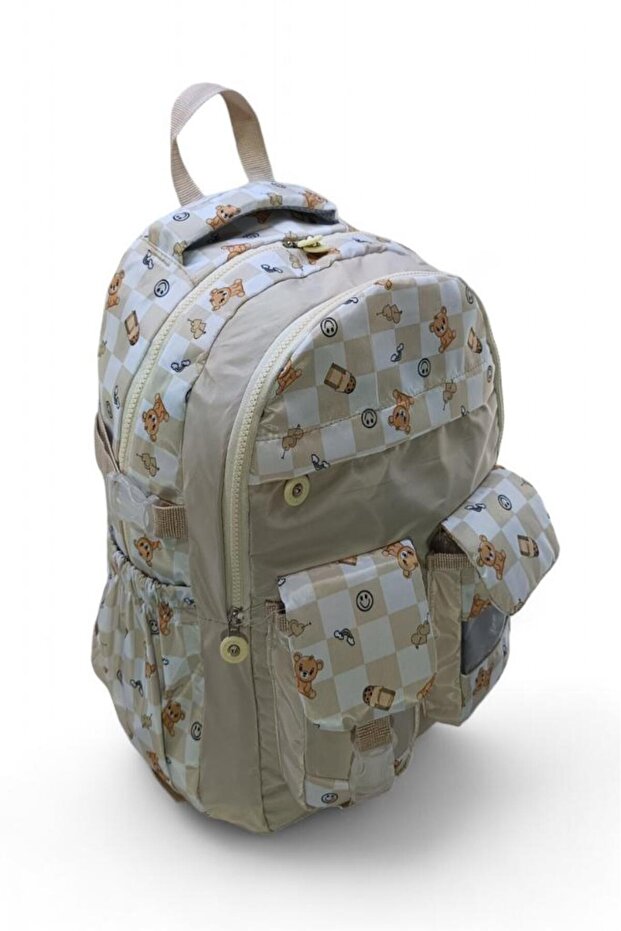 Elementary School Bag - Checkered and Patterned Backpack - 3