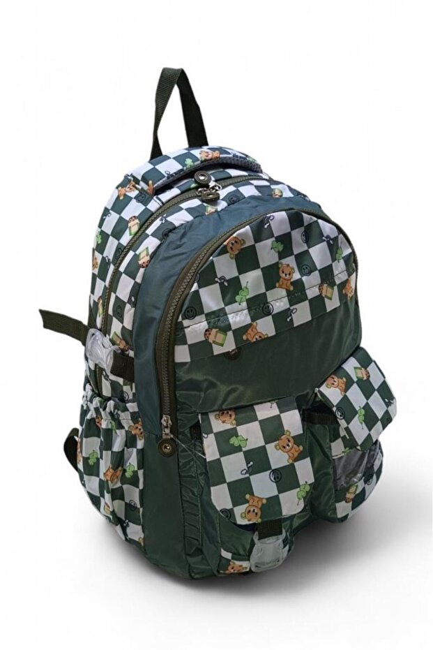 Elementary School Bag - Checkered and Patterned Backpack - 3