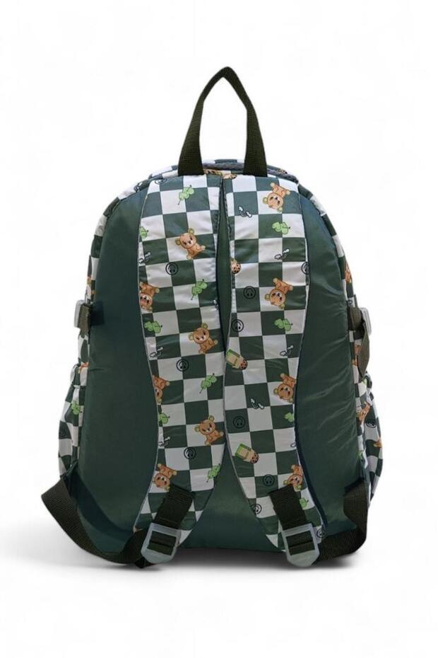 Elementary School Bag - Checkered and Patterned Backpack - 4