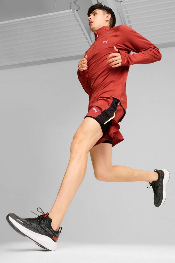 Skyrocket Lite Engineered-PUMA Black-PUMA Red-Cool Dark Gray - 4