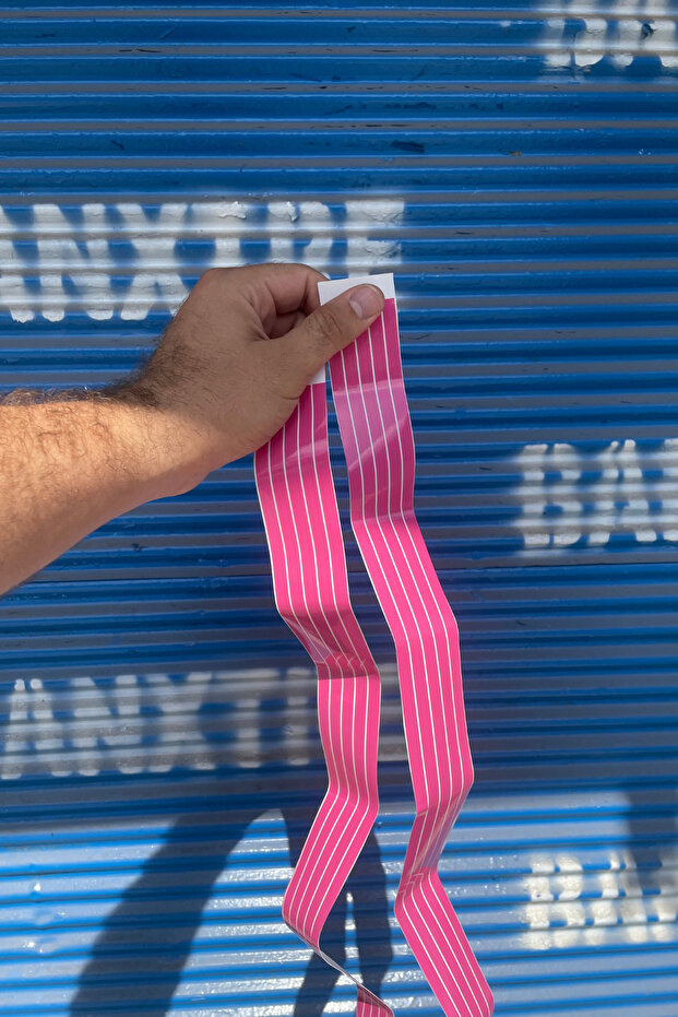 Bright Pink Fine Detailing Strips for Motor-Car-Helmet 5 Pieces Total 5 Meters