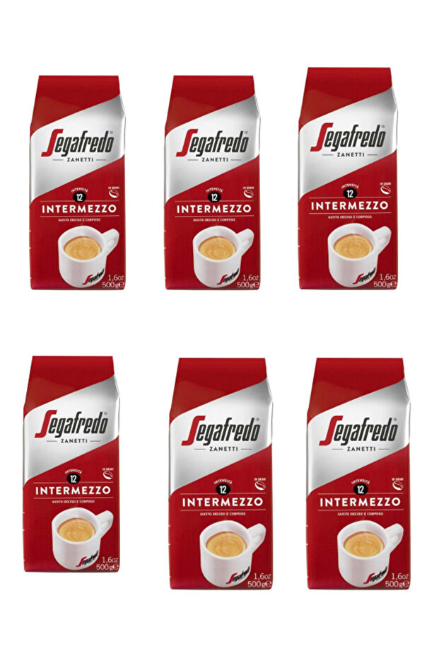 Zanetti Intermezzo Core Coffee 500 Gr X 6 Pcs