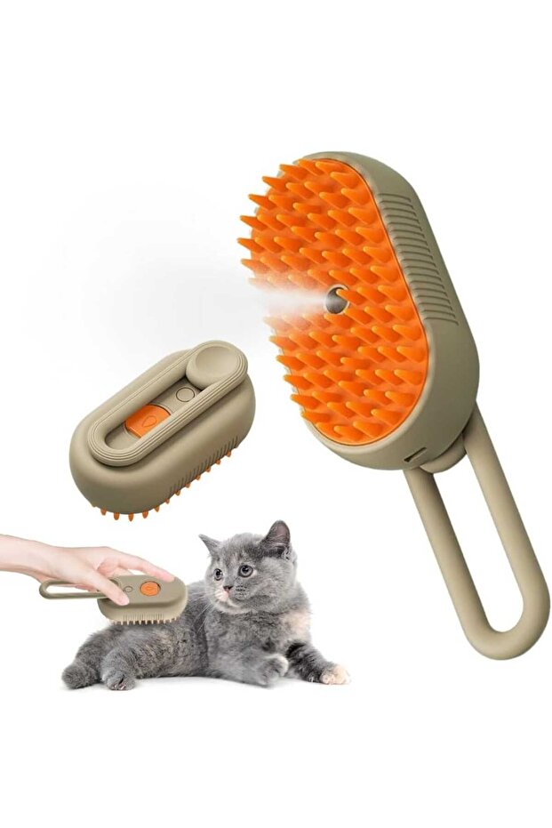Cat Brush, 3-in-1 Steam Brush