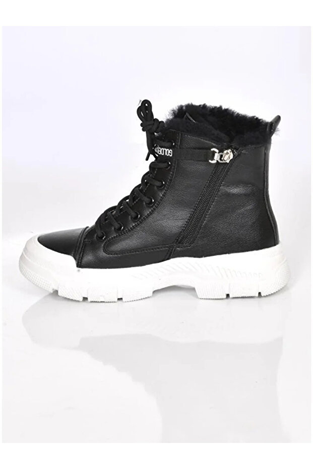 Women's Black Short Sports Boots 23K310-24