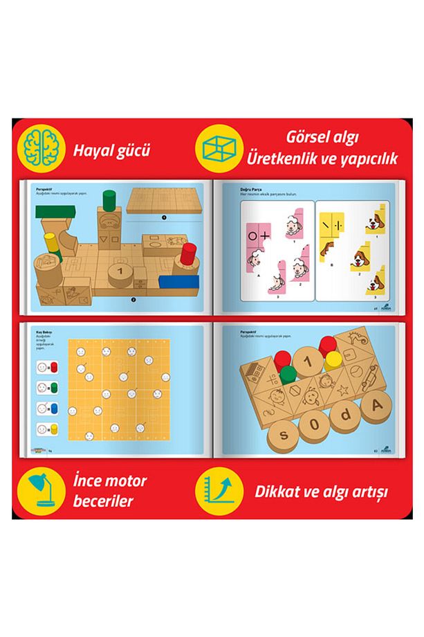 Adeda Dikkati Güçlendirme Seti - 5 Yaş - 7