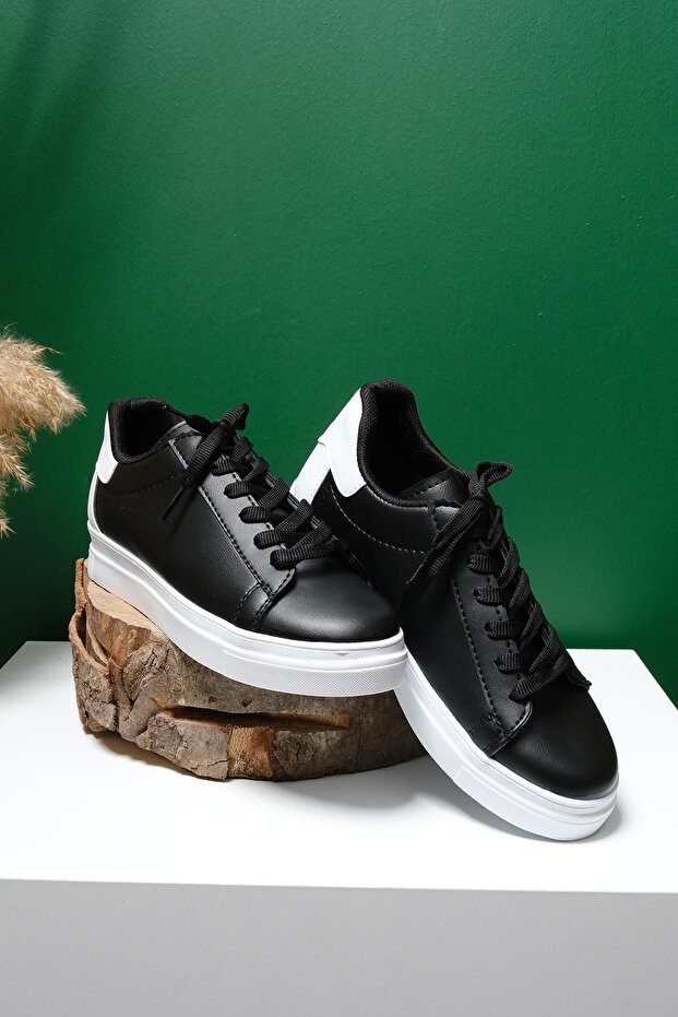 Erda Basic Bağcıklı Kadın Sneaker - 4