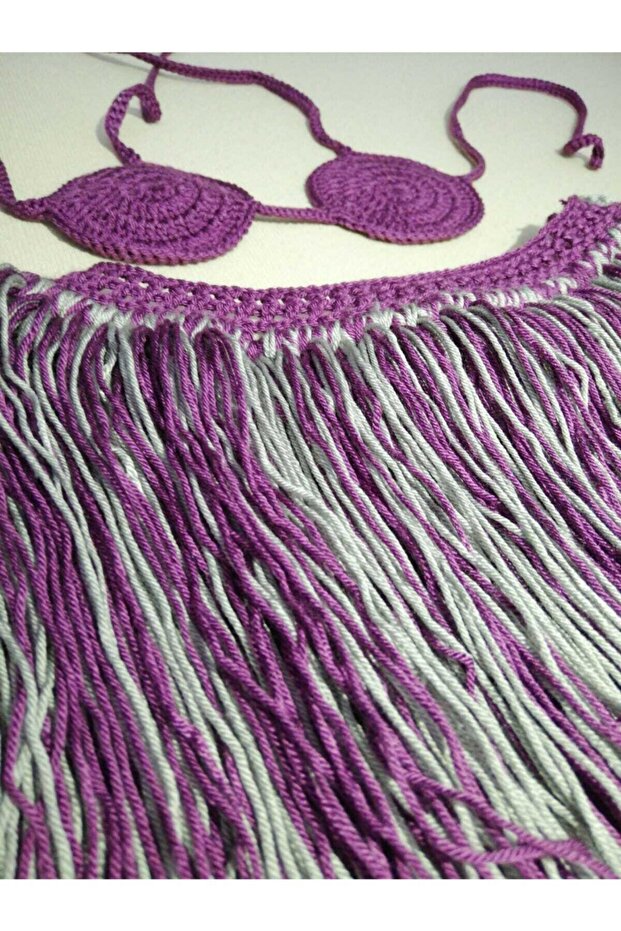 Kız Bebek Örgü Bikini - 2