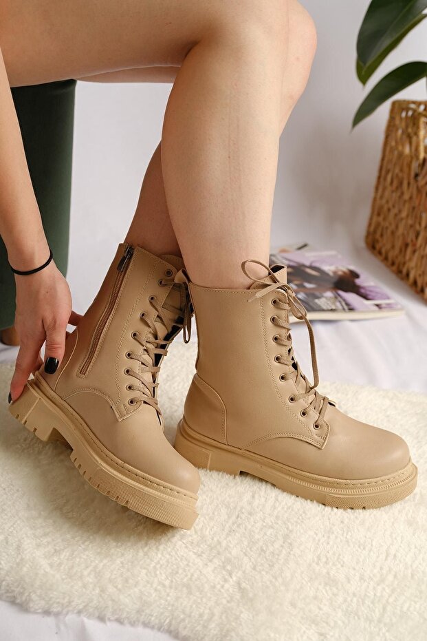 Rozalin Içi Polarlı Basic Kadın Postal Bot - 2