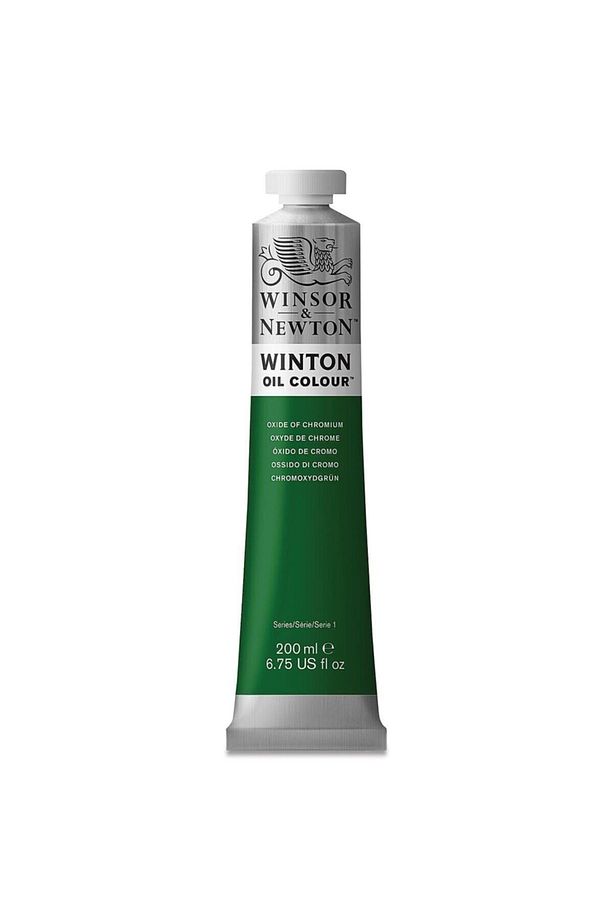 Winsor & Newton : Winton Yağlı Boya : 200 Ml : Oxide Of Chromium - 1