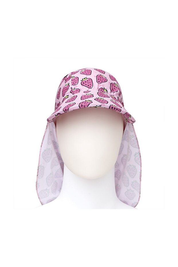 Girl's Strawberry UV Sun Hat
