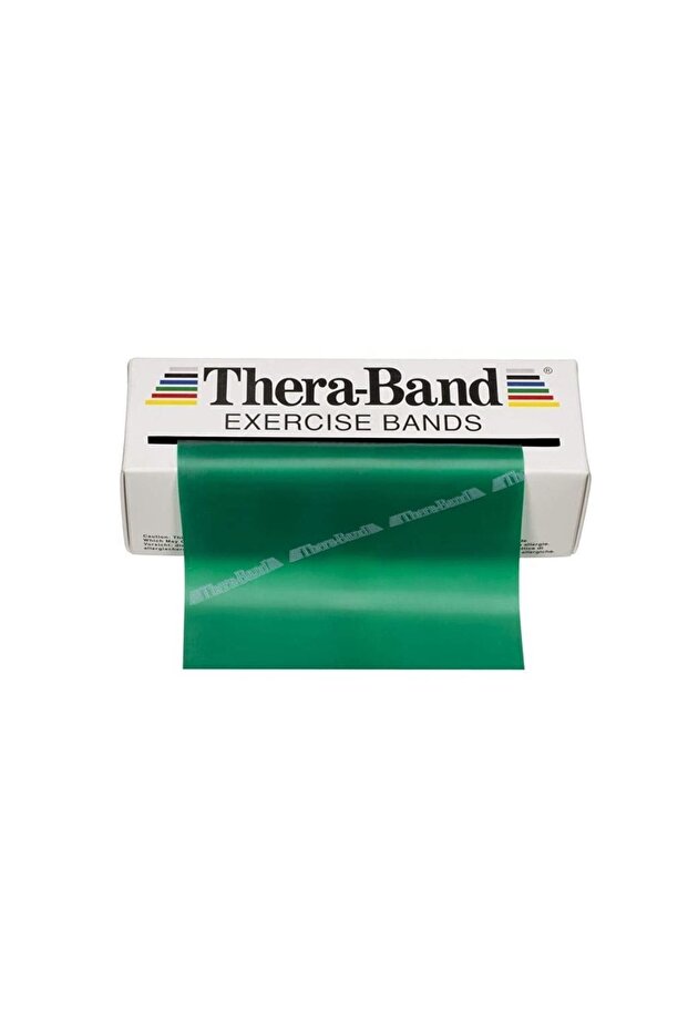 Green Hard Exercise Pilates Band Rubber 1.5 Meters Cutting