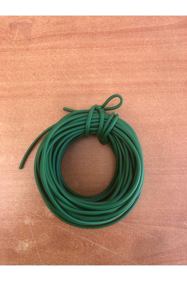 Fidan Bağlama İpi 10 Metre - 3 mm Sera İpi Elastik Fide Bağlama Lastiği Bağ Dal Bitki Bağlama İpi - 6