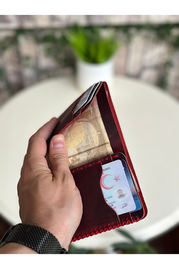 محفظة جلدية مصنوعة يدوياً - 5