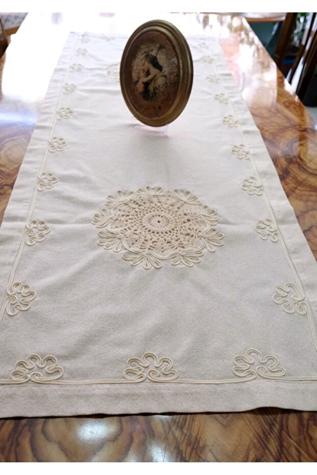 blur cloth with pleated authentic 50x140 runner