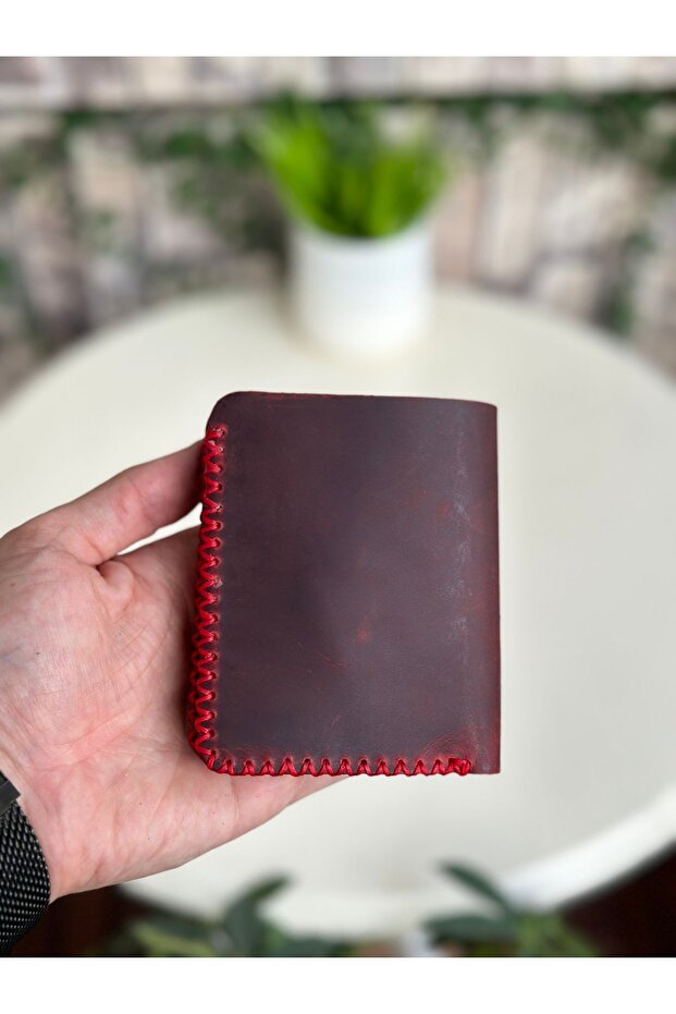 محفظة جلدية مصنوعة يدوياً - 3