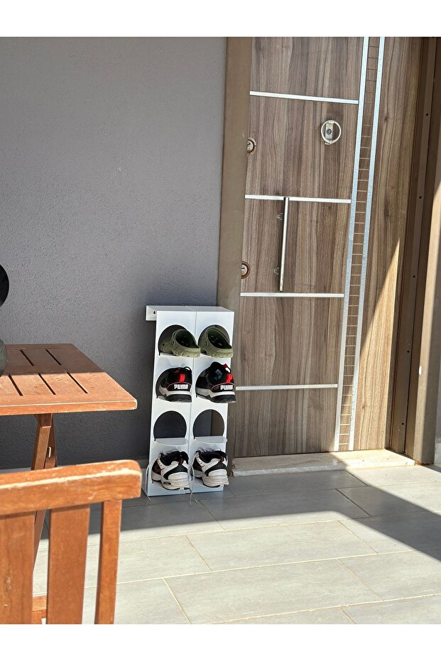 Metal 4 Katlı Ayakkabılık - 3