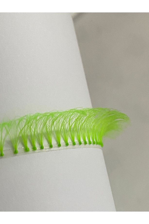Renkli Ekspres Kirpik; Fosforlu Kirpik; Renkli Klasik Ipli Kirpik; 12,14mm 2ip - 4