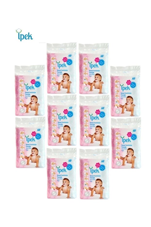 Silk Baby Cleaning Cotton 10 Pieces (Pack of 10*60)