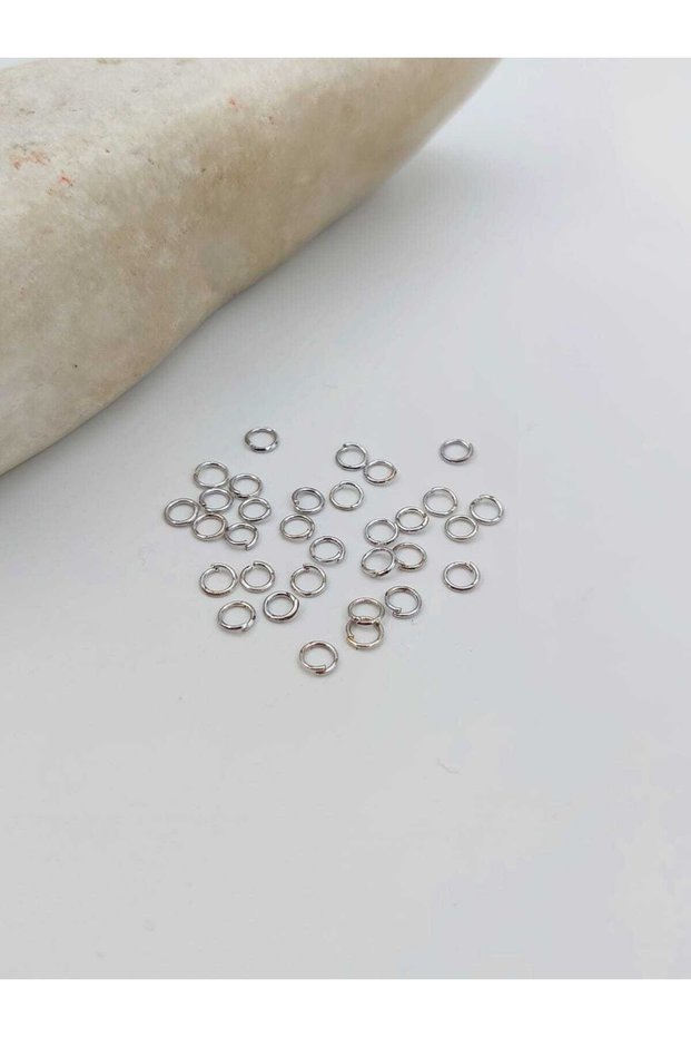 Silver Plated Ring Closure 20 Pieces