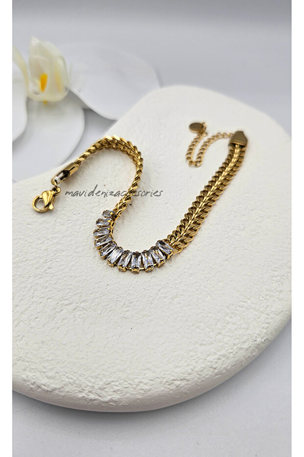 Steel Bracelet Mesh Bracelet Waterway Bracelet Steel