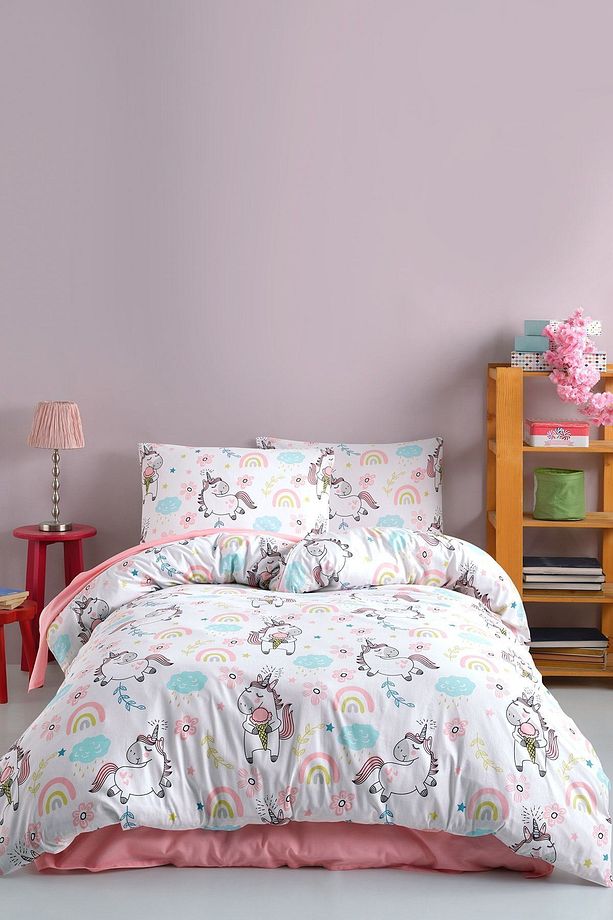 Unicorn %100 Pamuk Tek Kişilik Nevresim Takımı - 3