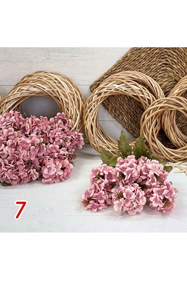 6 باقة شيبوي متفرعة زهرة صناعية