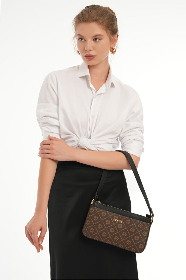 Coffee women's shoulder bag 05fm24k1105