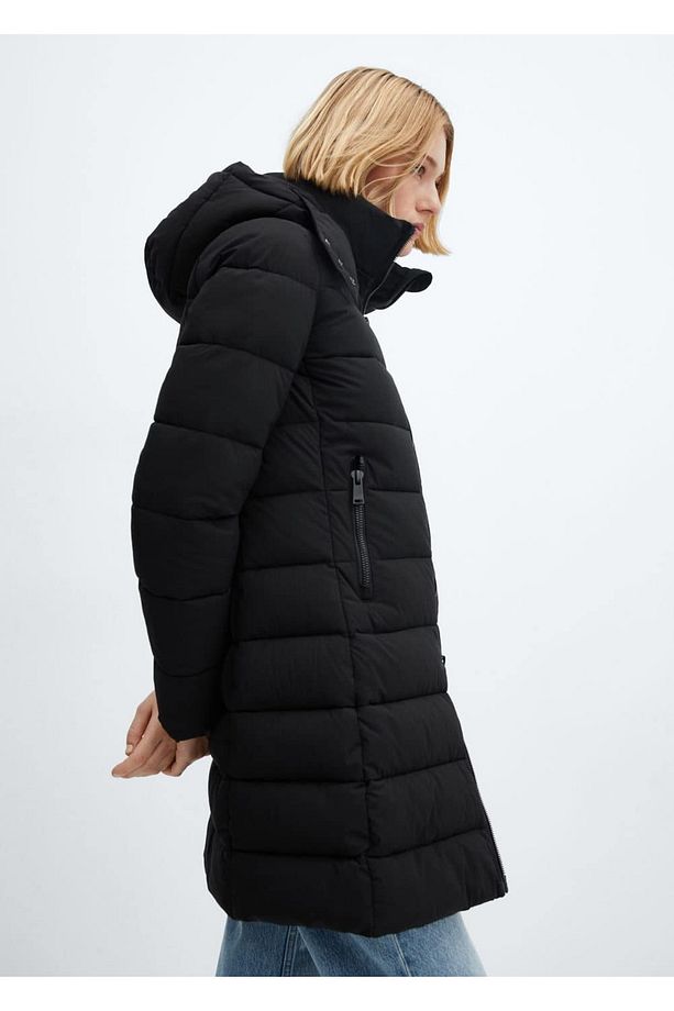 Kapüşonlu Kapitone Anorak - 5